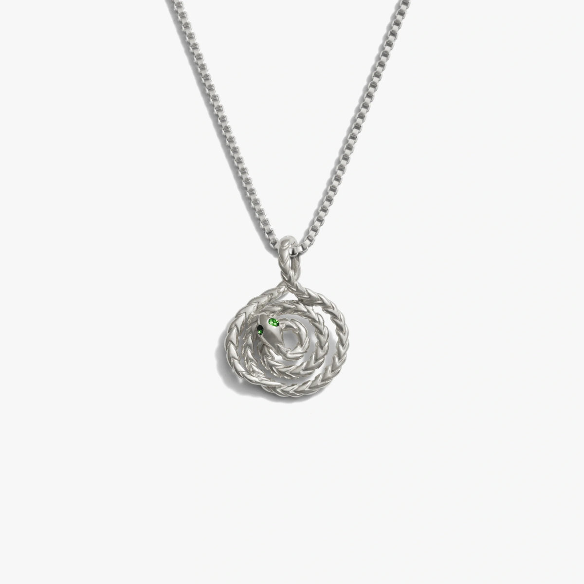 Mini Spiral Snake Necklace
