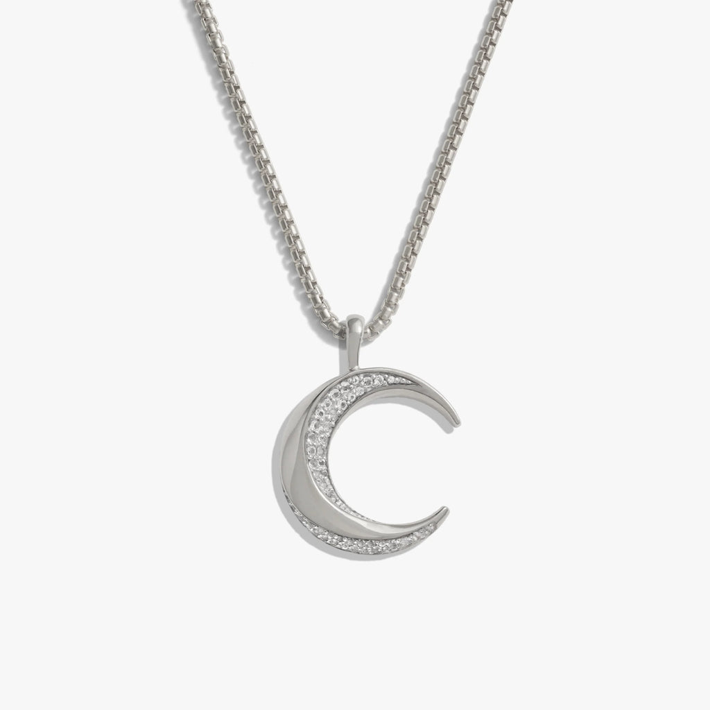 Men's Twisted Moon Necklace