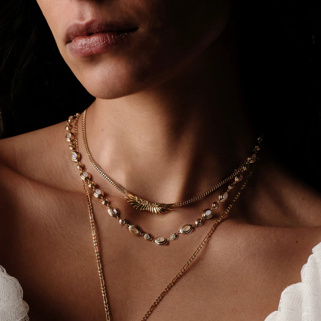 Angel Wing Necklace Set