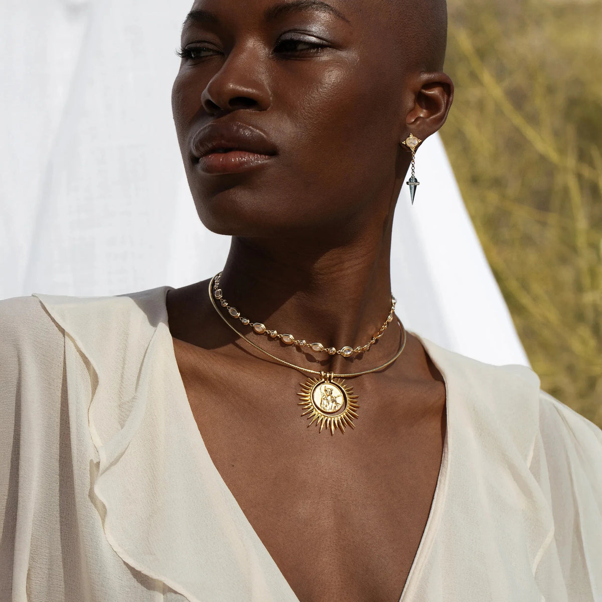 Charm Collector Collar Necklace