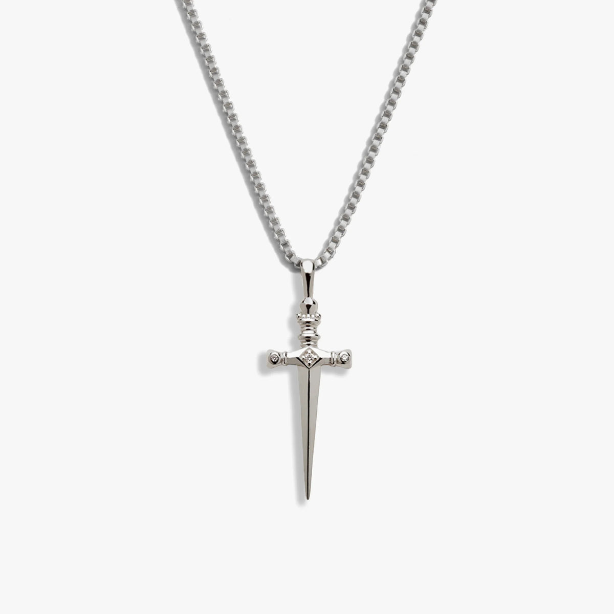 Diamond Sword Necklace