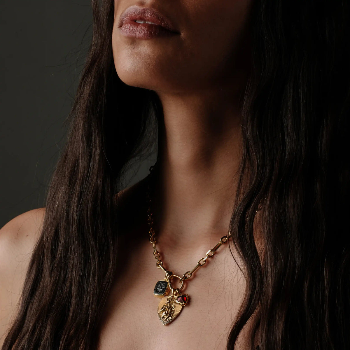 Enemies to Lovers Charm Necklace Set
