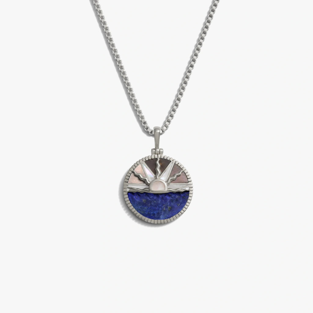 Inlay Sunrise Necklace