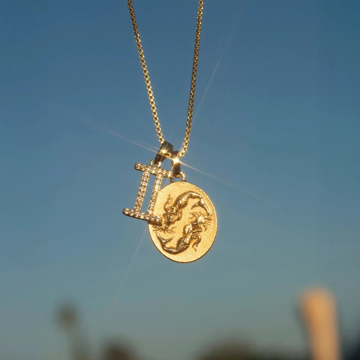 White Topaz Zodiac Amulet