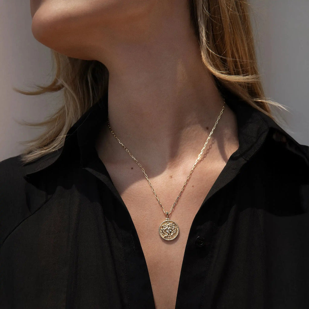 Emerald Eye Medusa Necklace