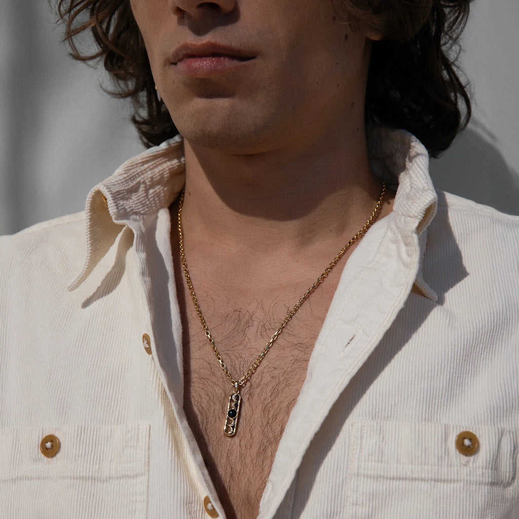 Men's Moon Phase Necklace