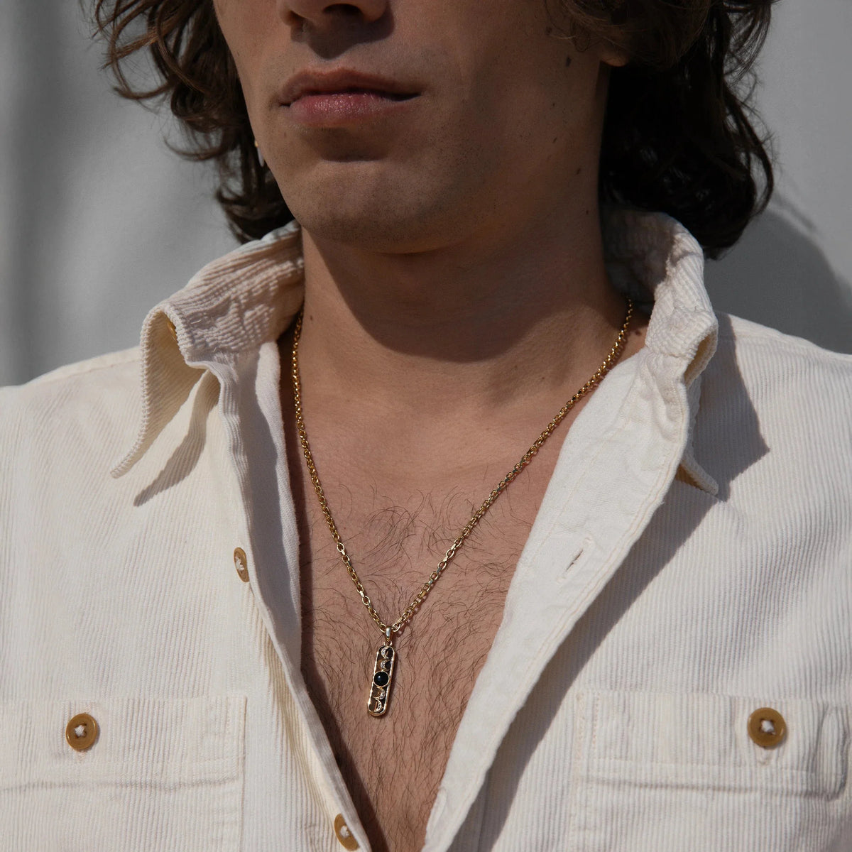 Men's Moon Phase Necklace