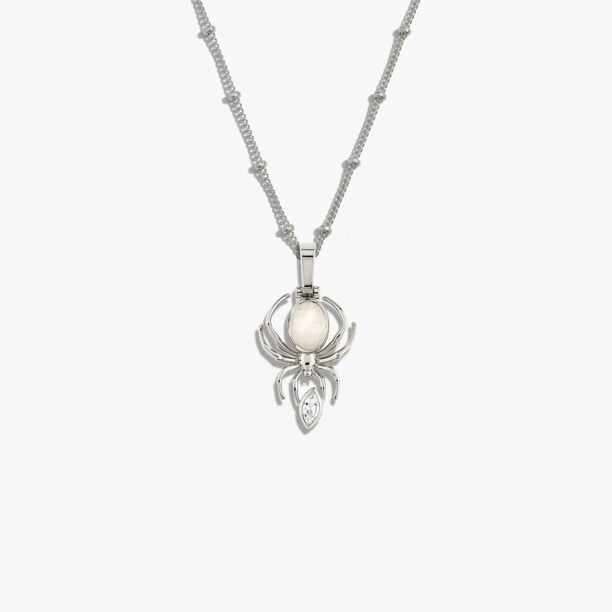 Moonstone Spider Necklace