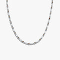Geo Link Tennis Necklace