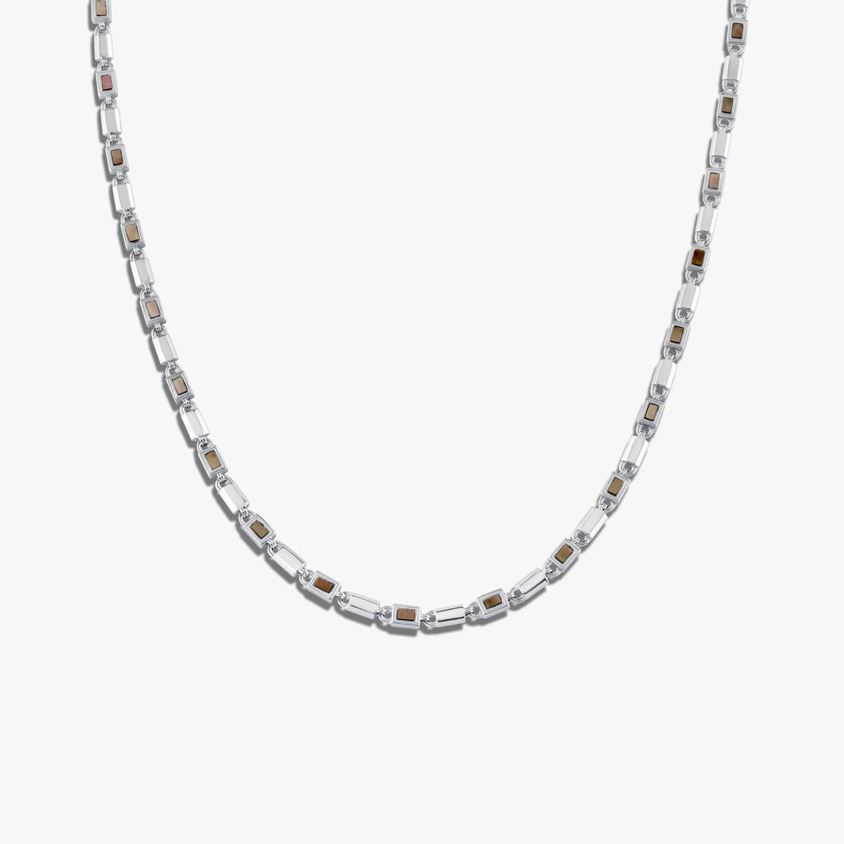 Geo Link Tennis Necklace