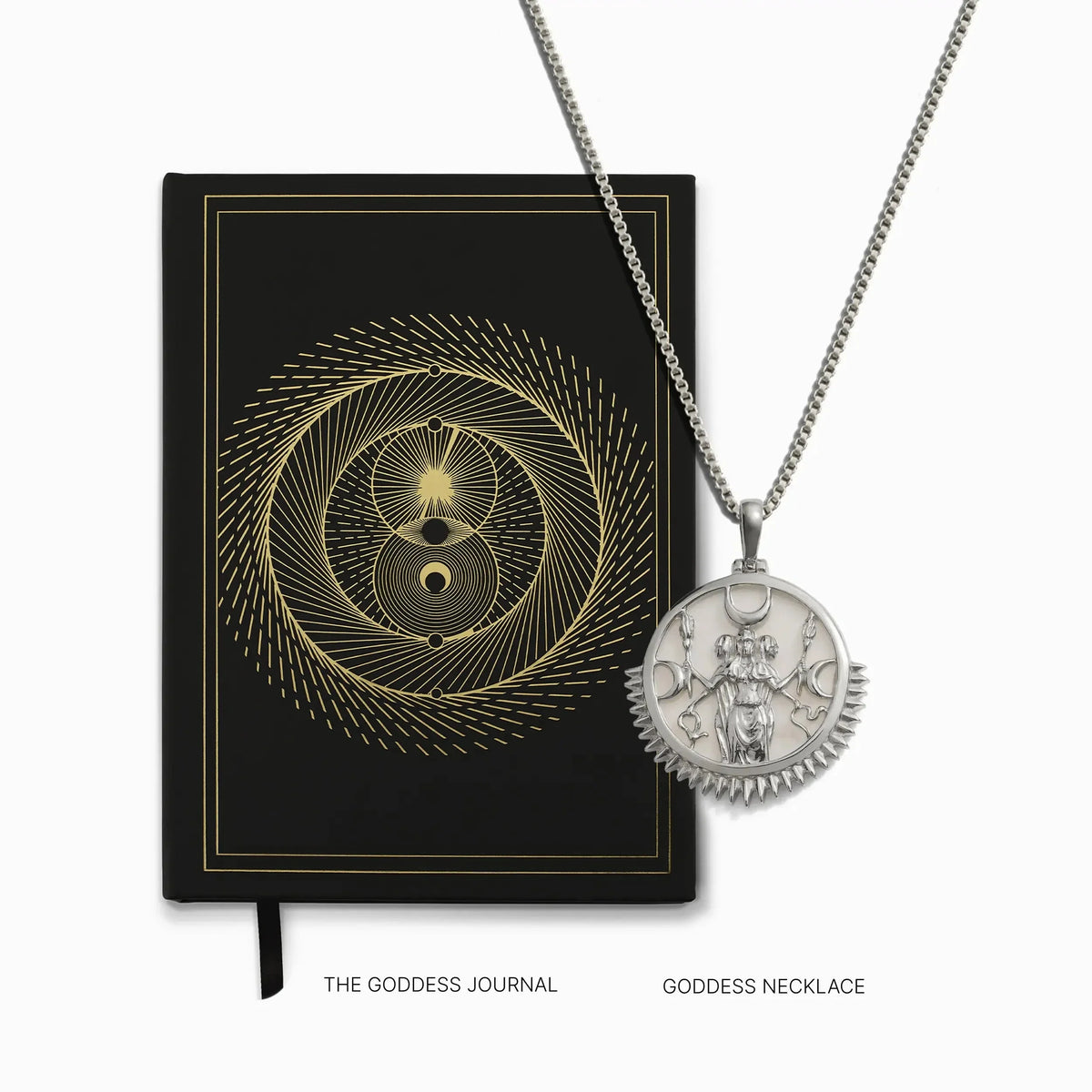 The Goddess Journal + Necklace Set