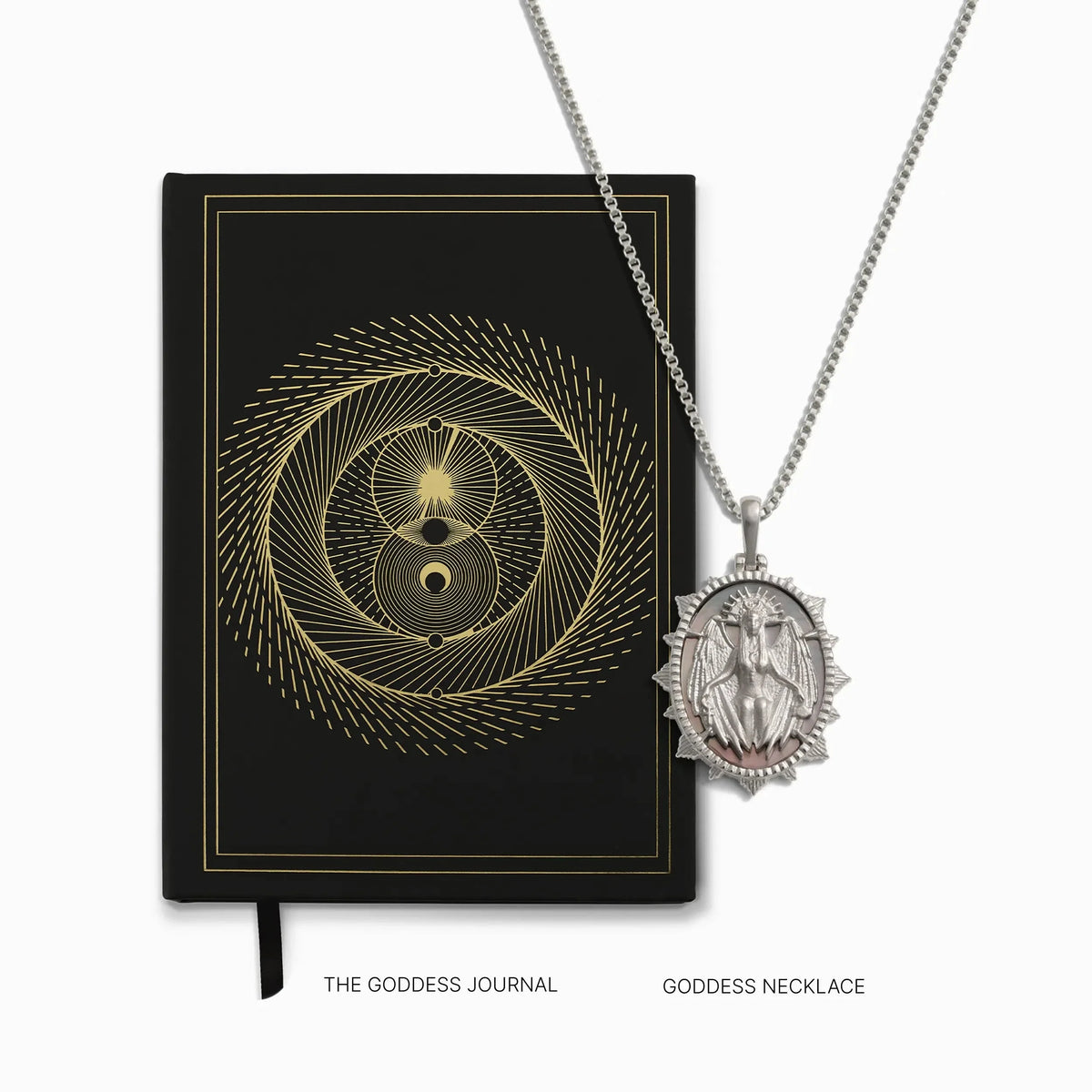 The Goddess Journal + Necklace Set