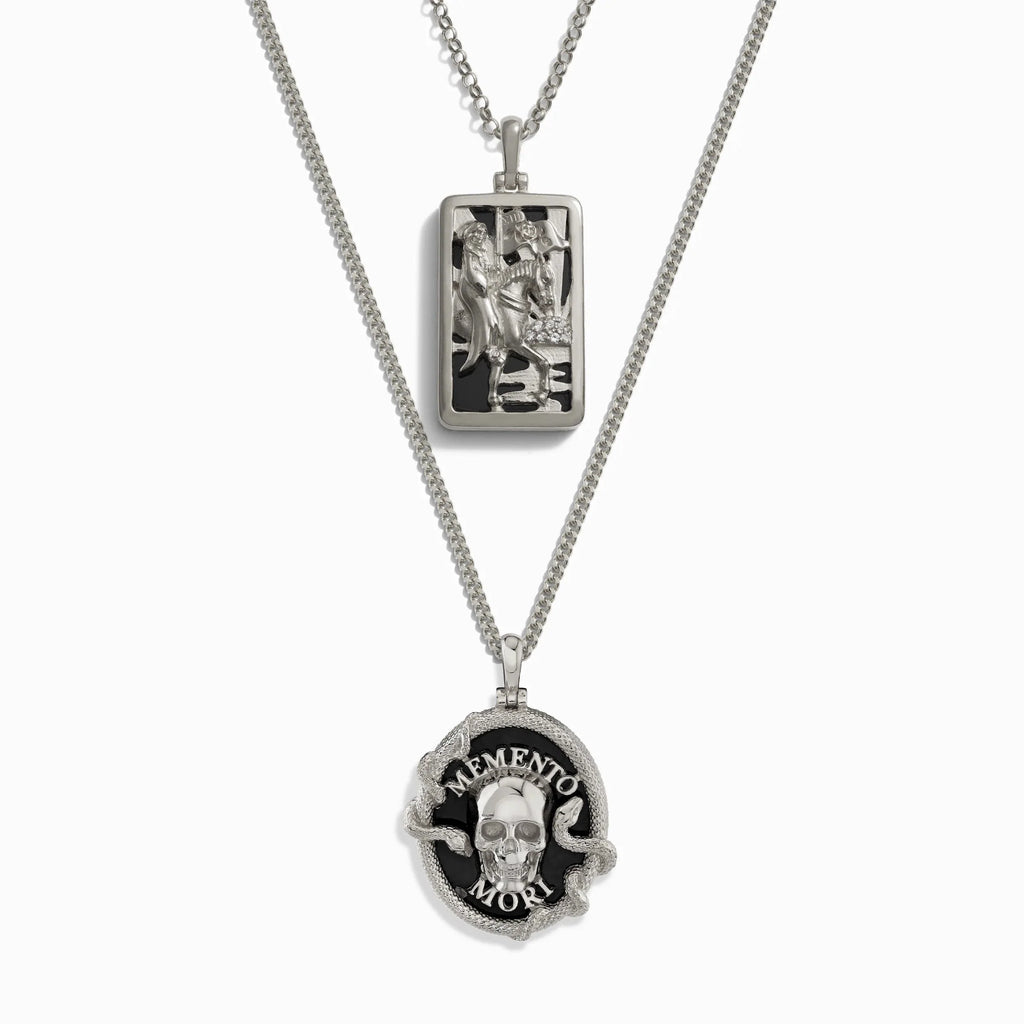 Death Tarot Necklace Set