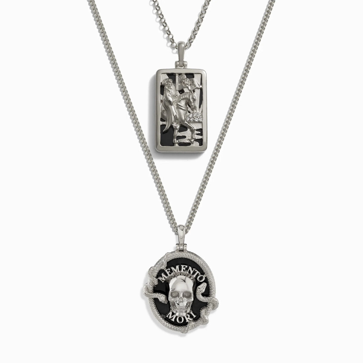 Death Tarot Necklace Set
