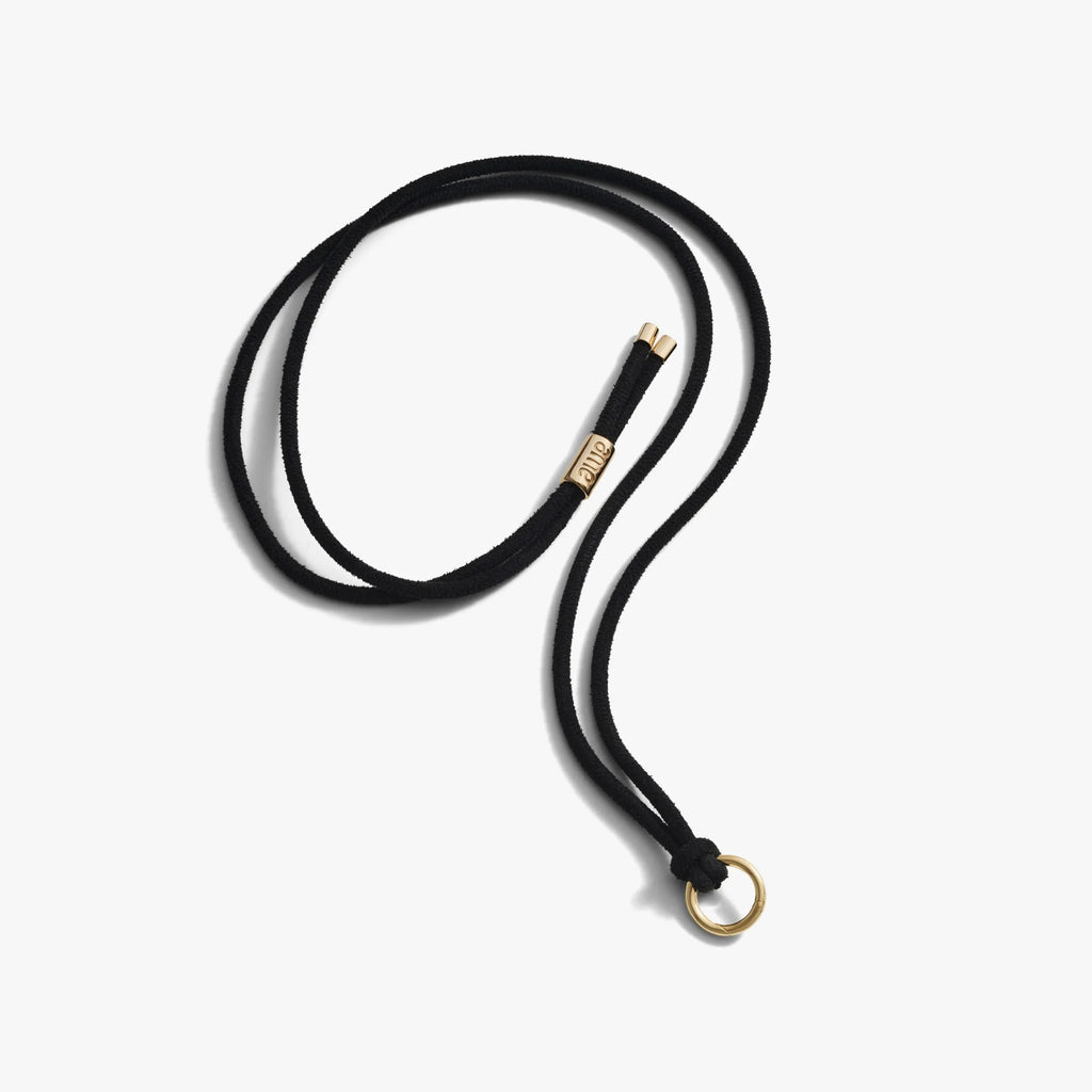 Suede Cord Charm Collector Necklace