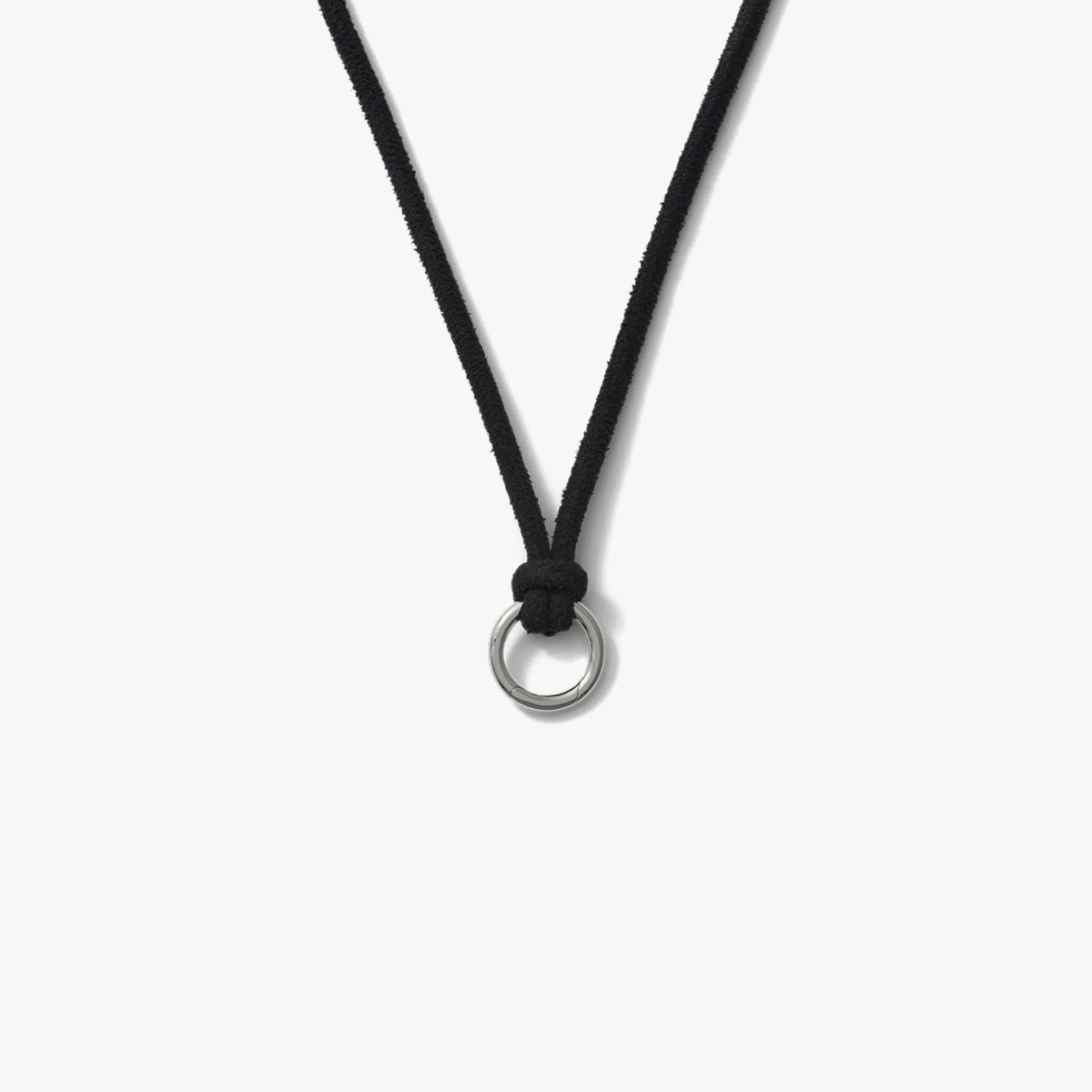 Suede Cord Charm Collector Necklace