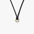 Suede Cord Charm Collector Necklace