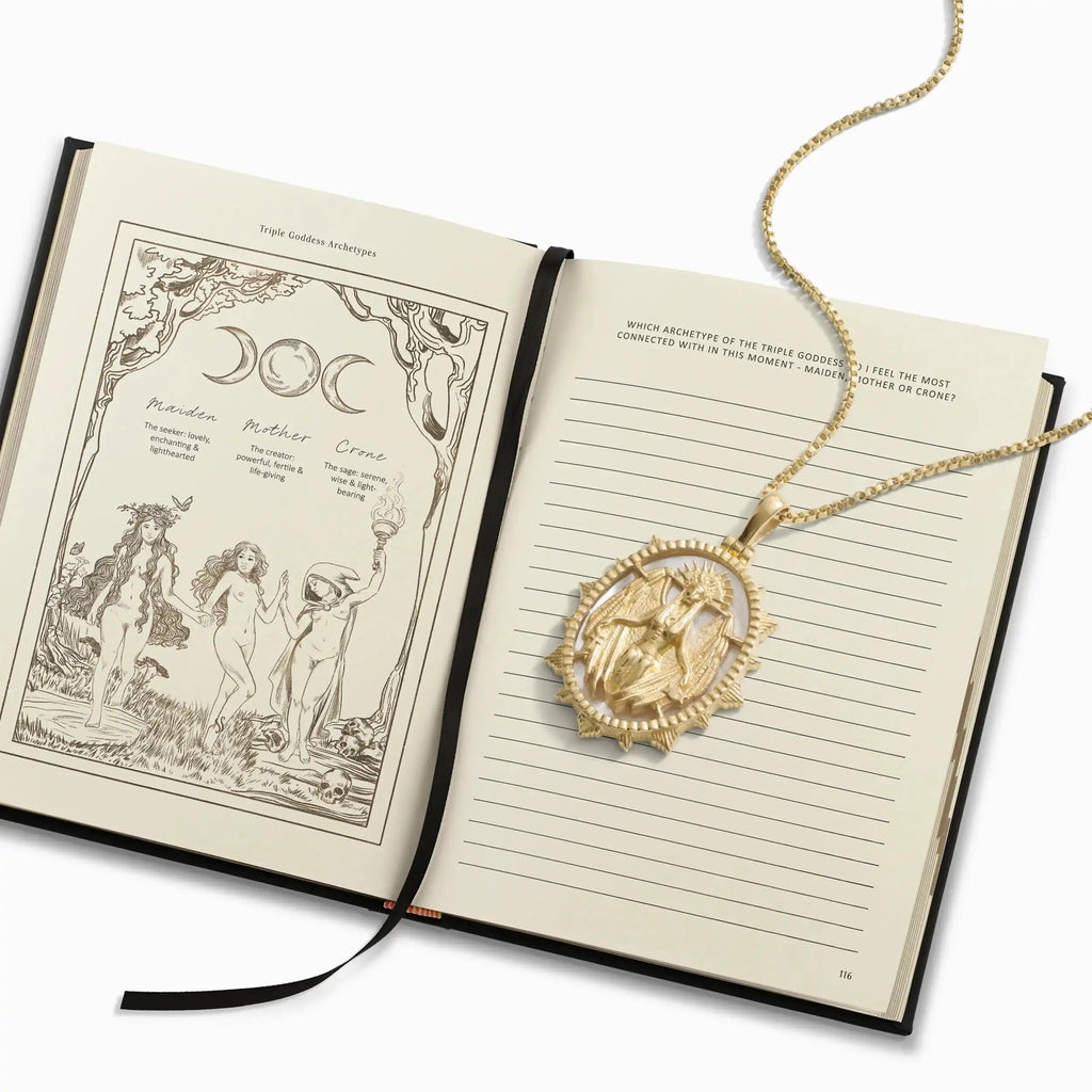 The Goddess Journal + Necklace Set