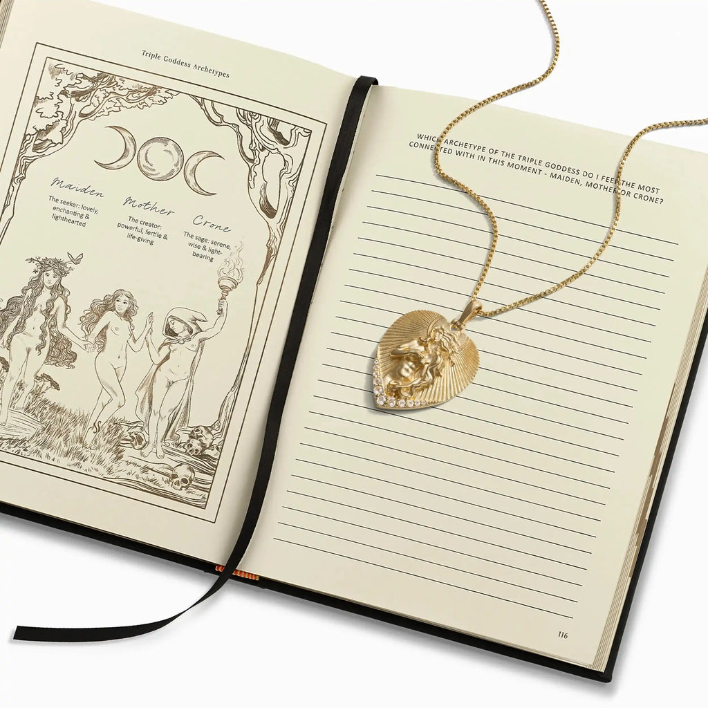 The Goddess Journal + Necklace Set