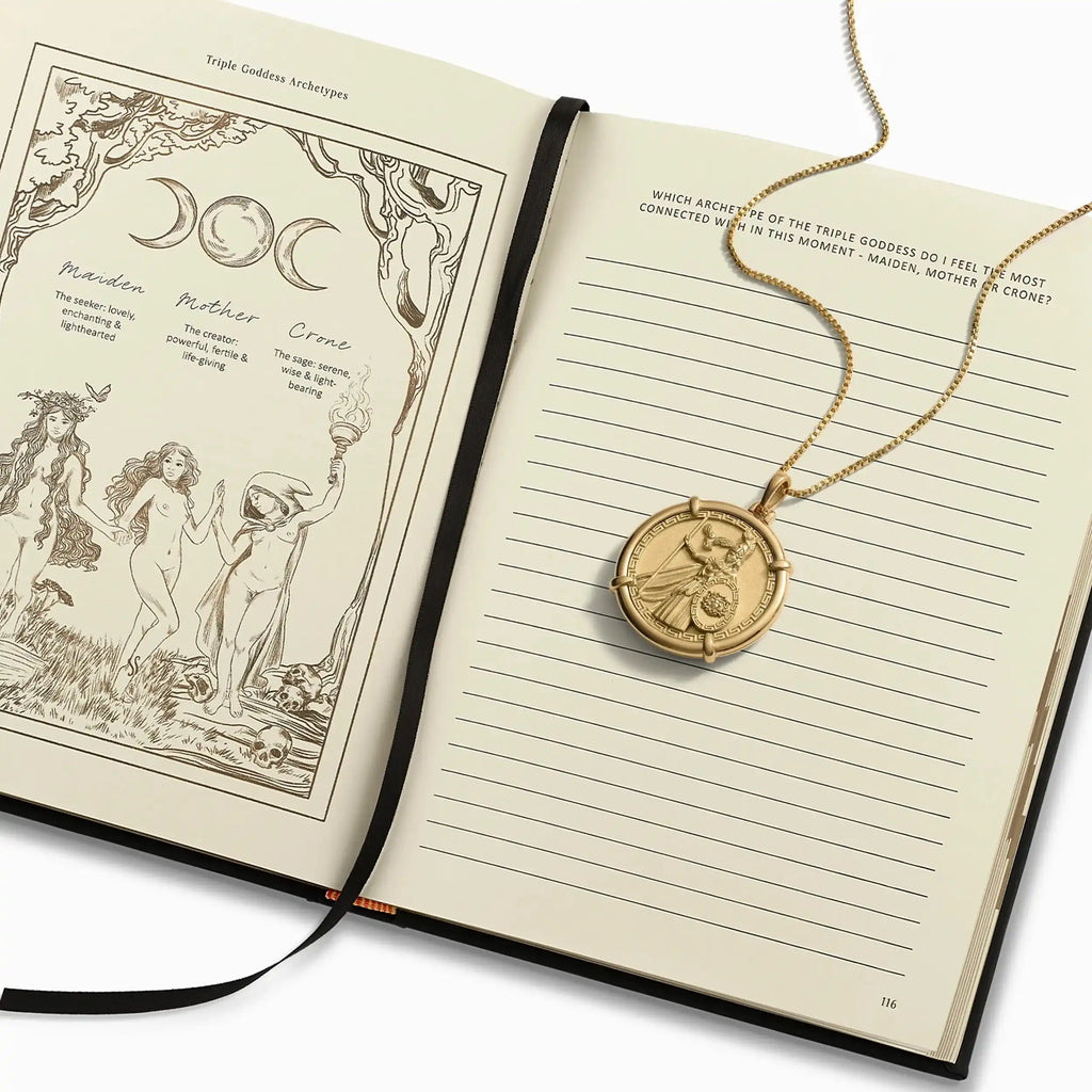 The Goddess Journal + Necklace Set