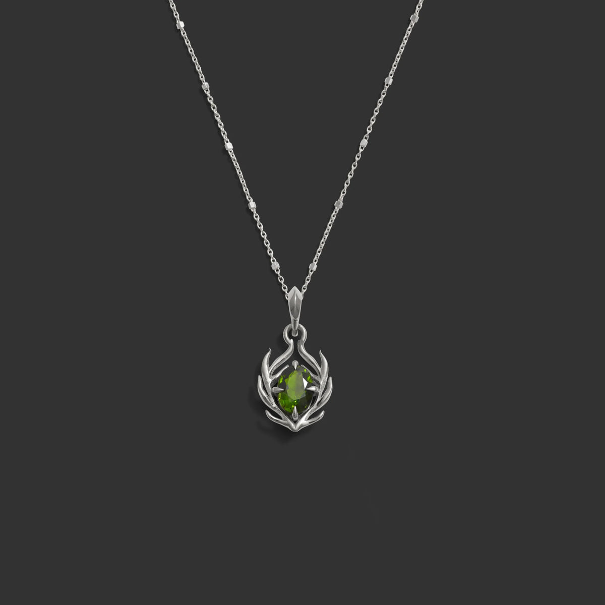 Tourmaline Stag Necklace