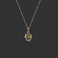 Tourmaline Stag Necklace