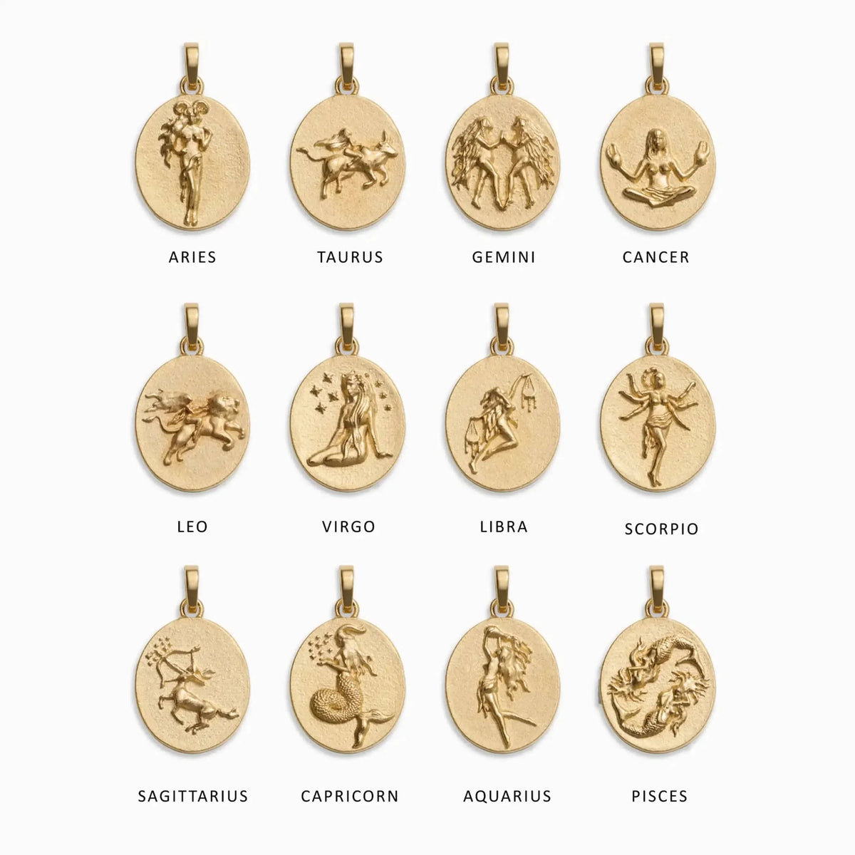 Zodiac Goddess Pendant