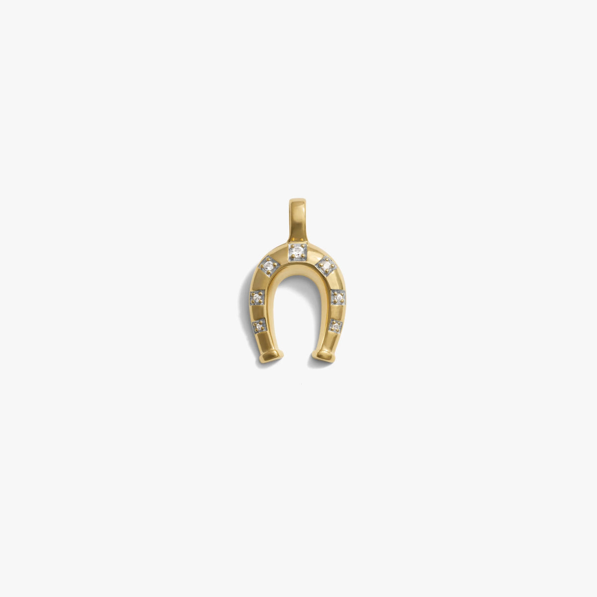 Sapphire Horseshoe Amulet