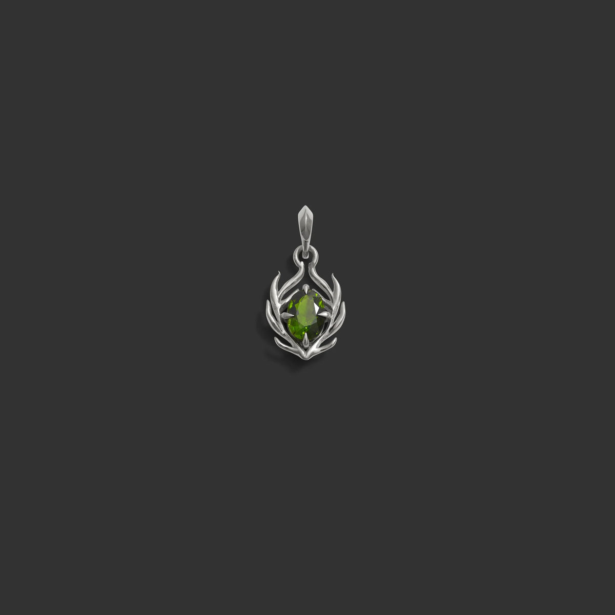 Tourmaline Stag Amulet