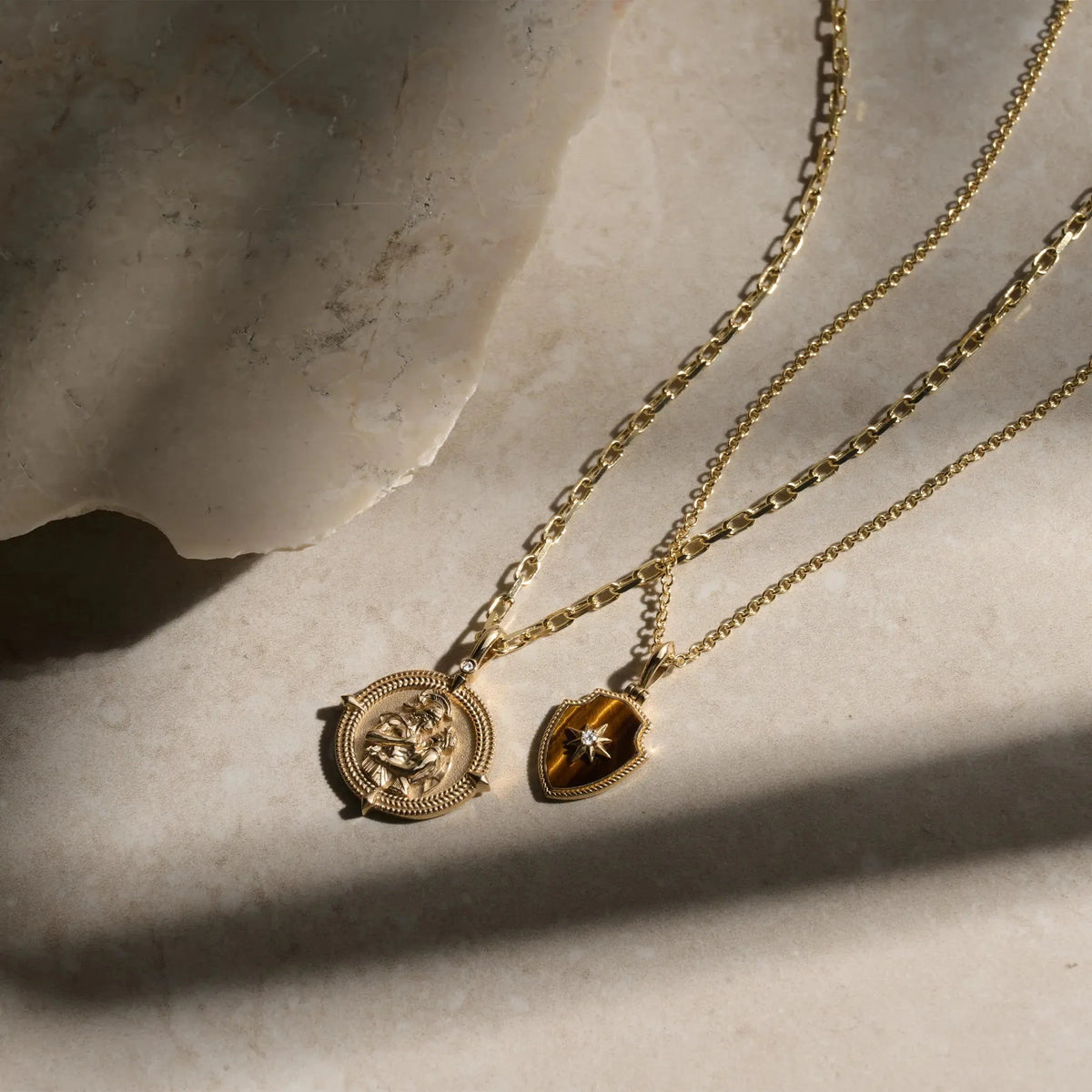 Mini Paperclip Gold Chain