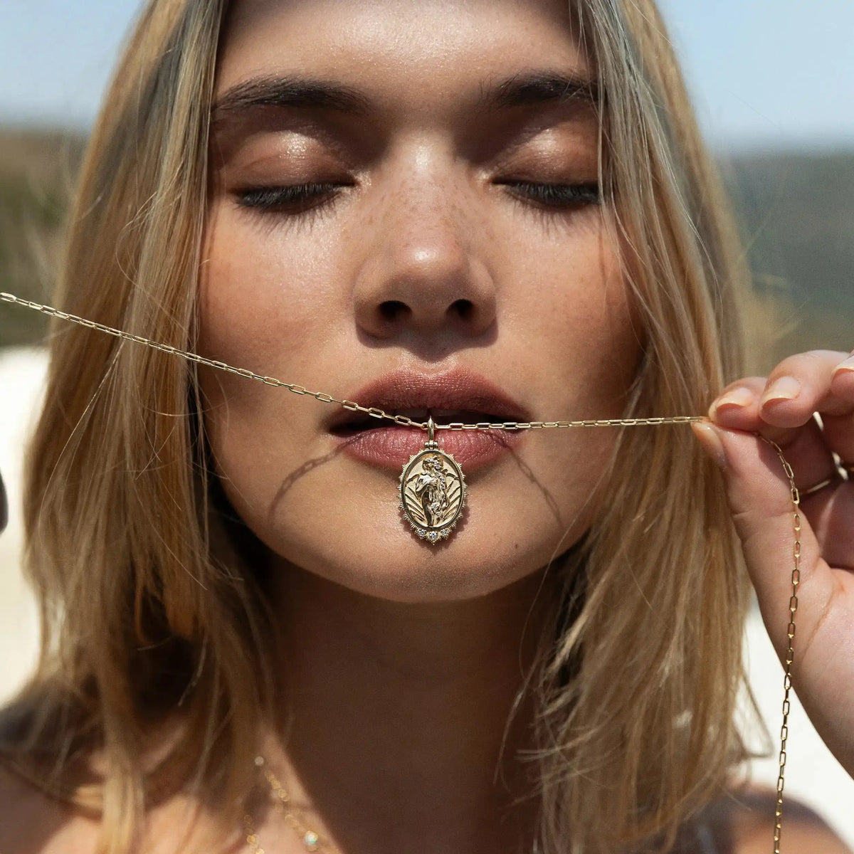 Diamond Aphrodite Pendant
