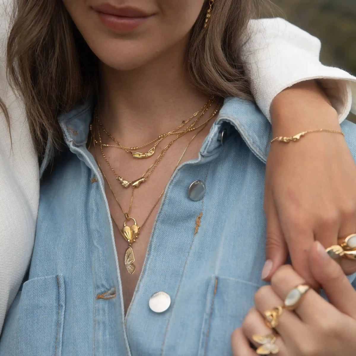 Pinky Promise Necklace Set