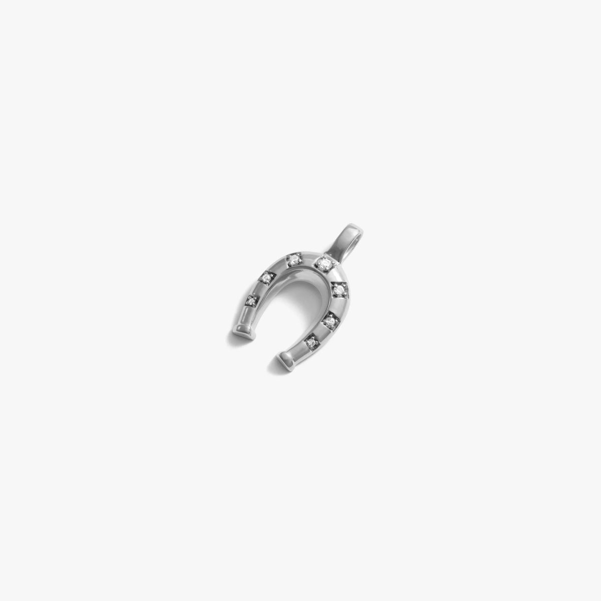 Sapphire Horseshoe Amulet