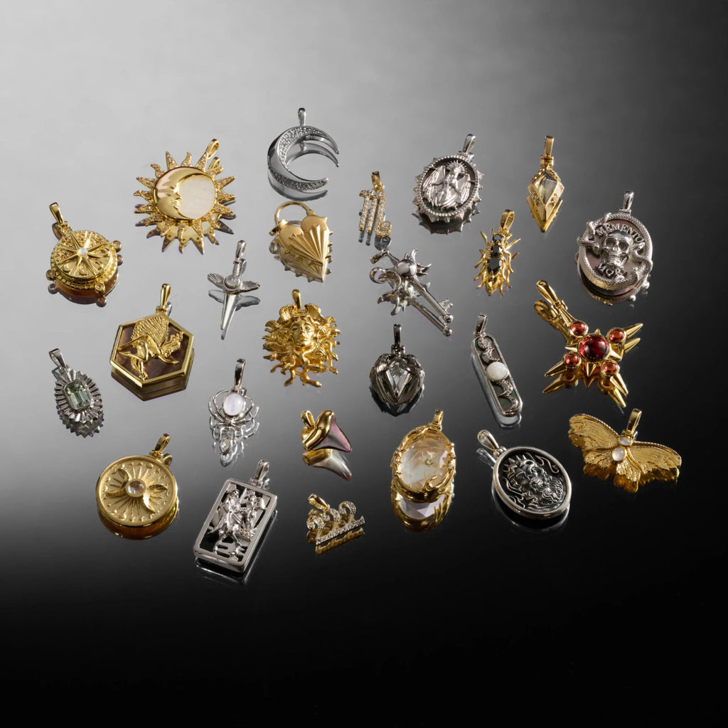 Triple Moon Key Amulet