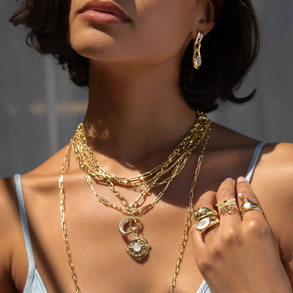 Manifestation Locket Charm Necklace