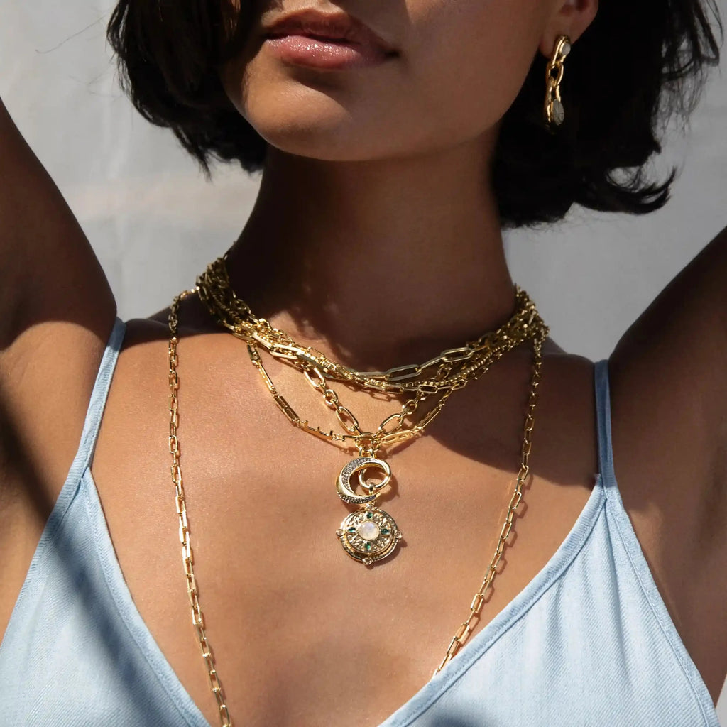 Manifestation Locket Charm Necklace