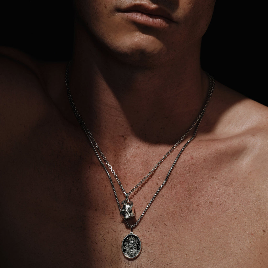 Serpent Skull Pendant
