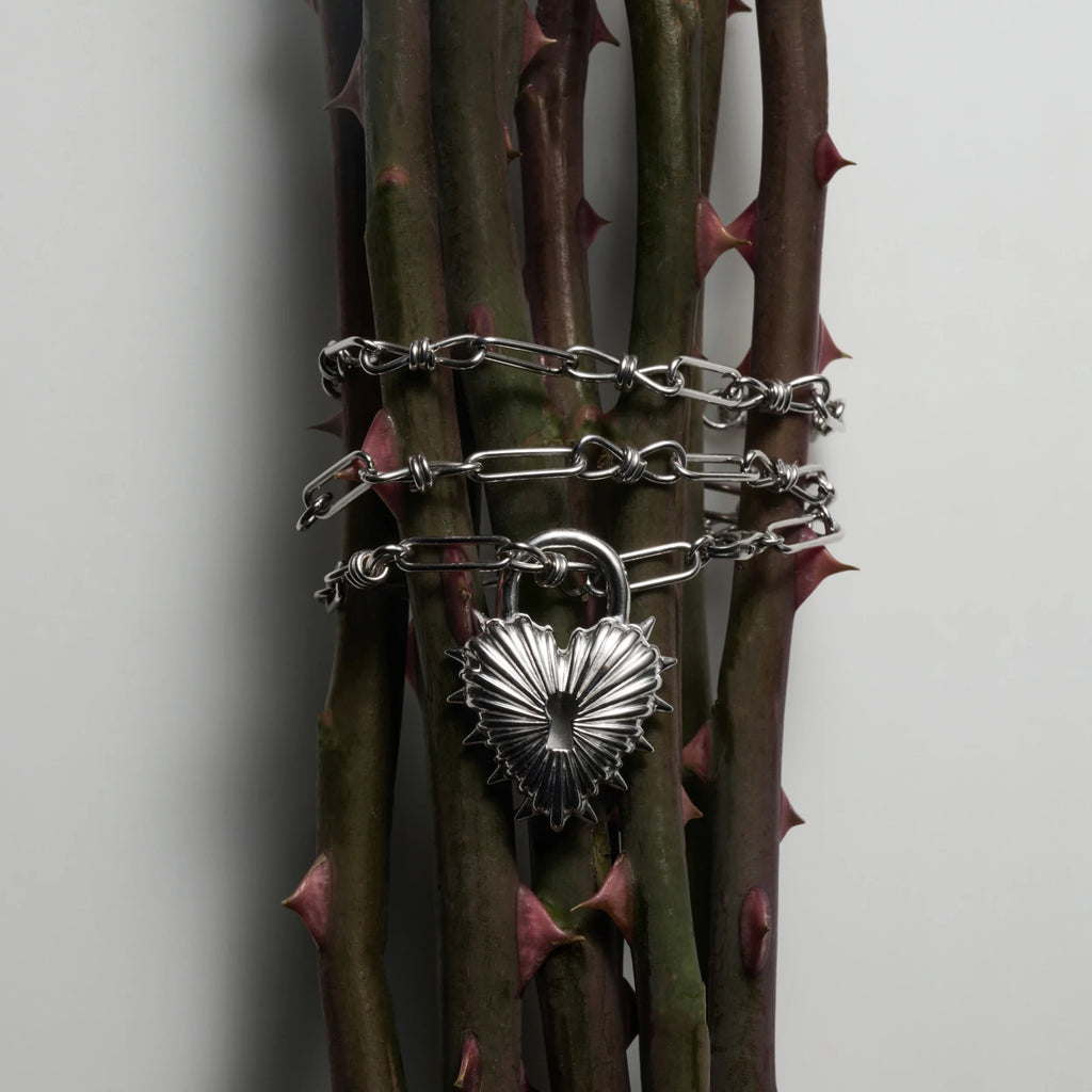 Spiked Heart Locket