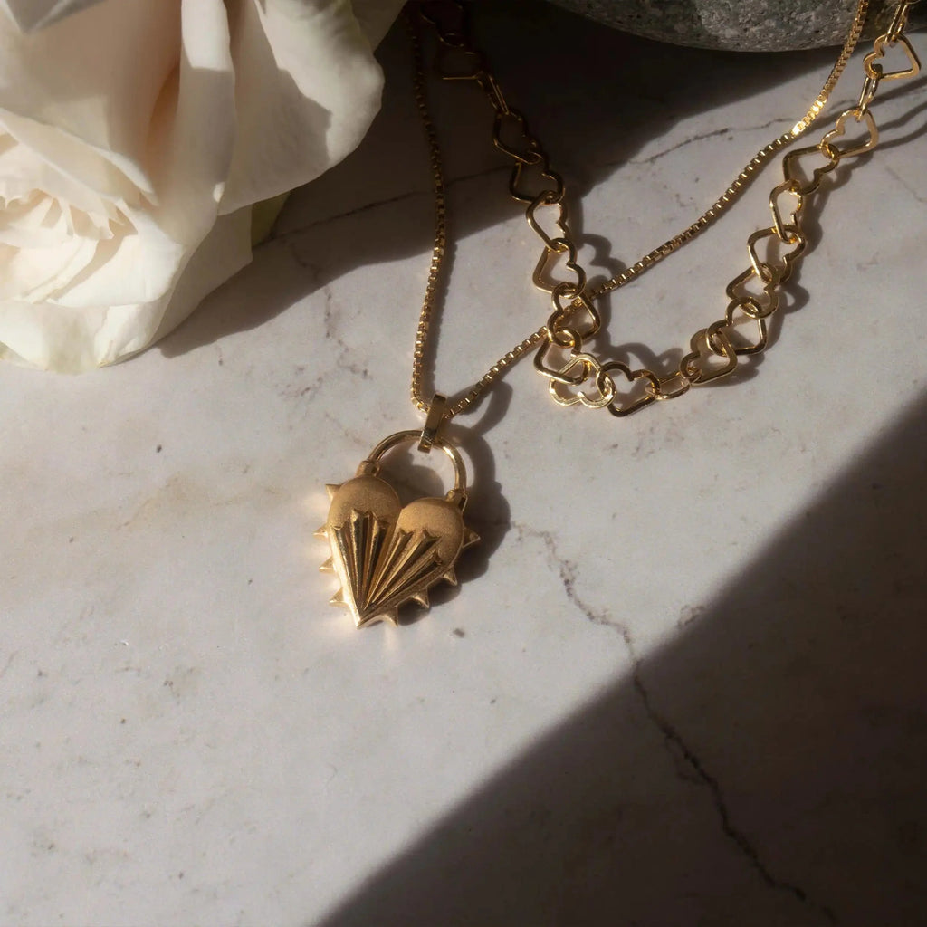 Spiked Heart Pendant