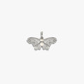 Moonstone Moth Charm