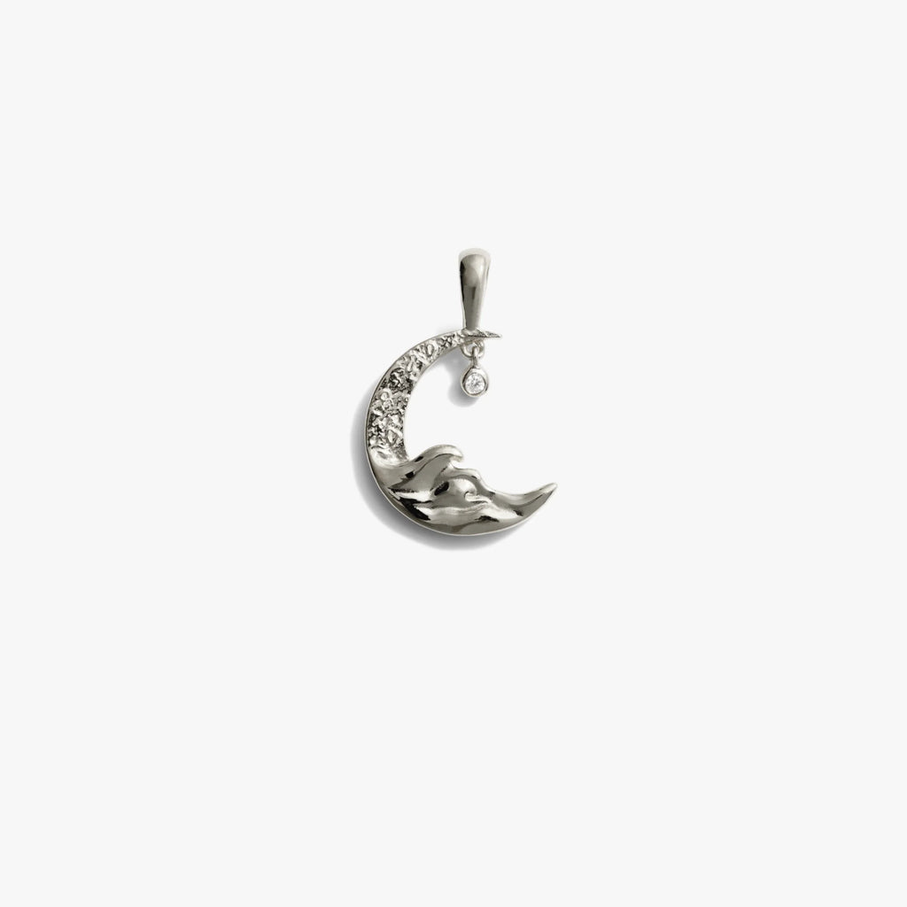 Diamond Moon Wave Amulet