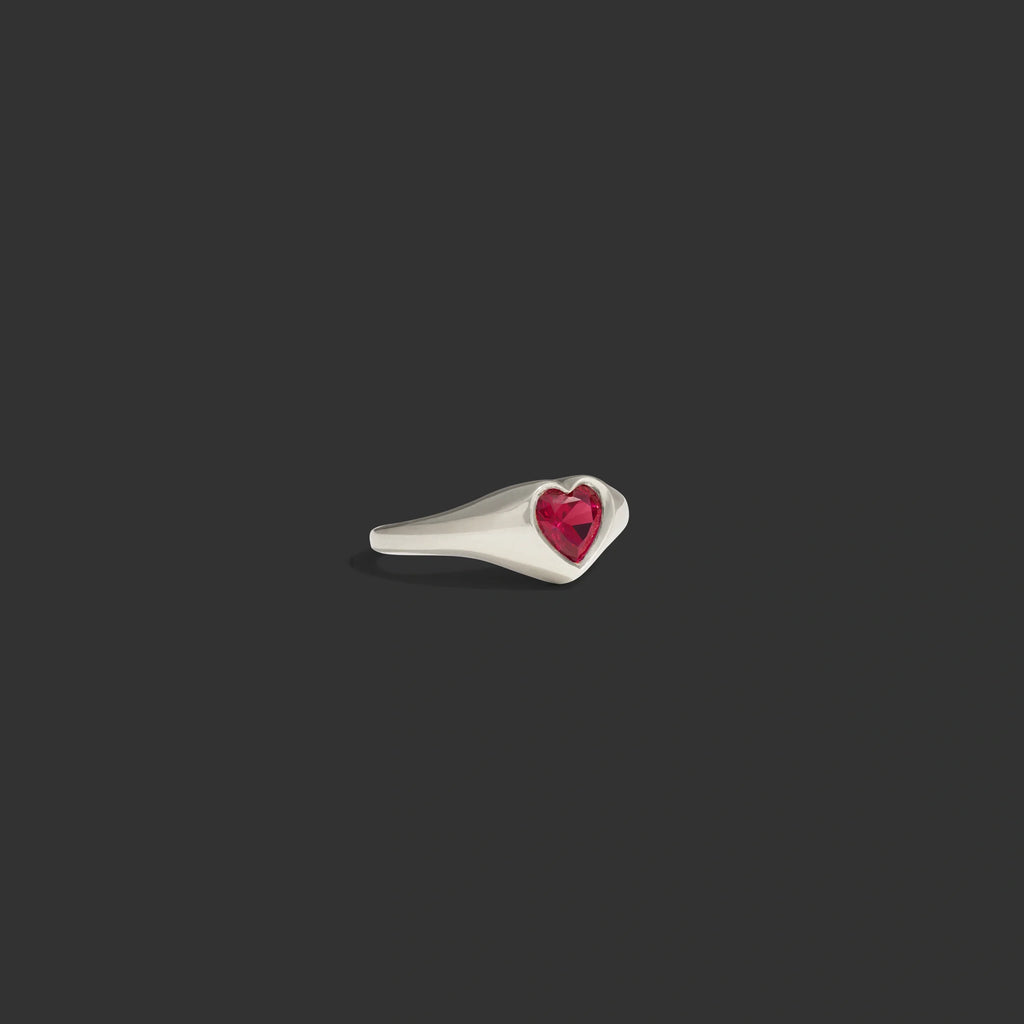 Heart Gemstone Ring