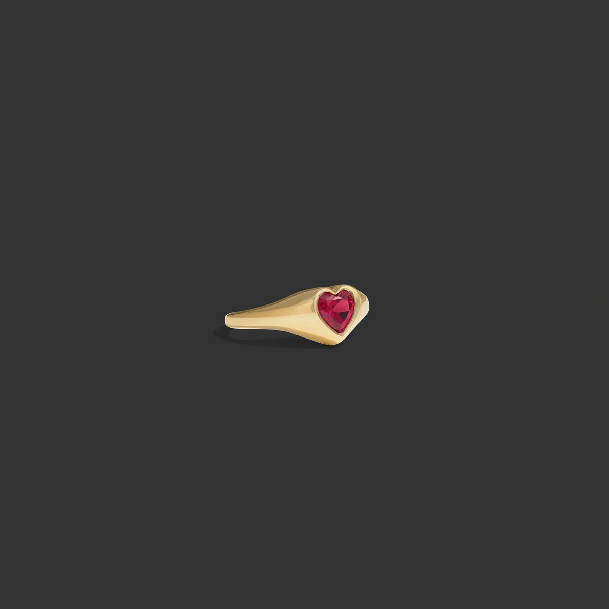 Heart Gemstone Ring