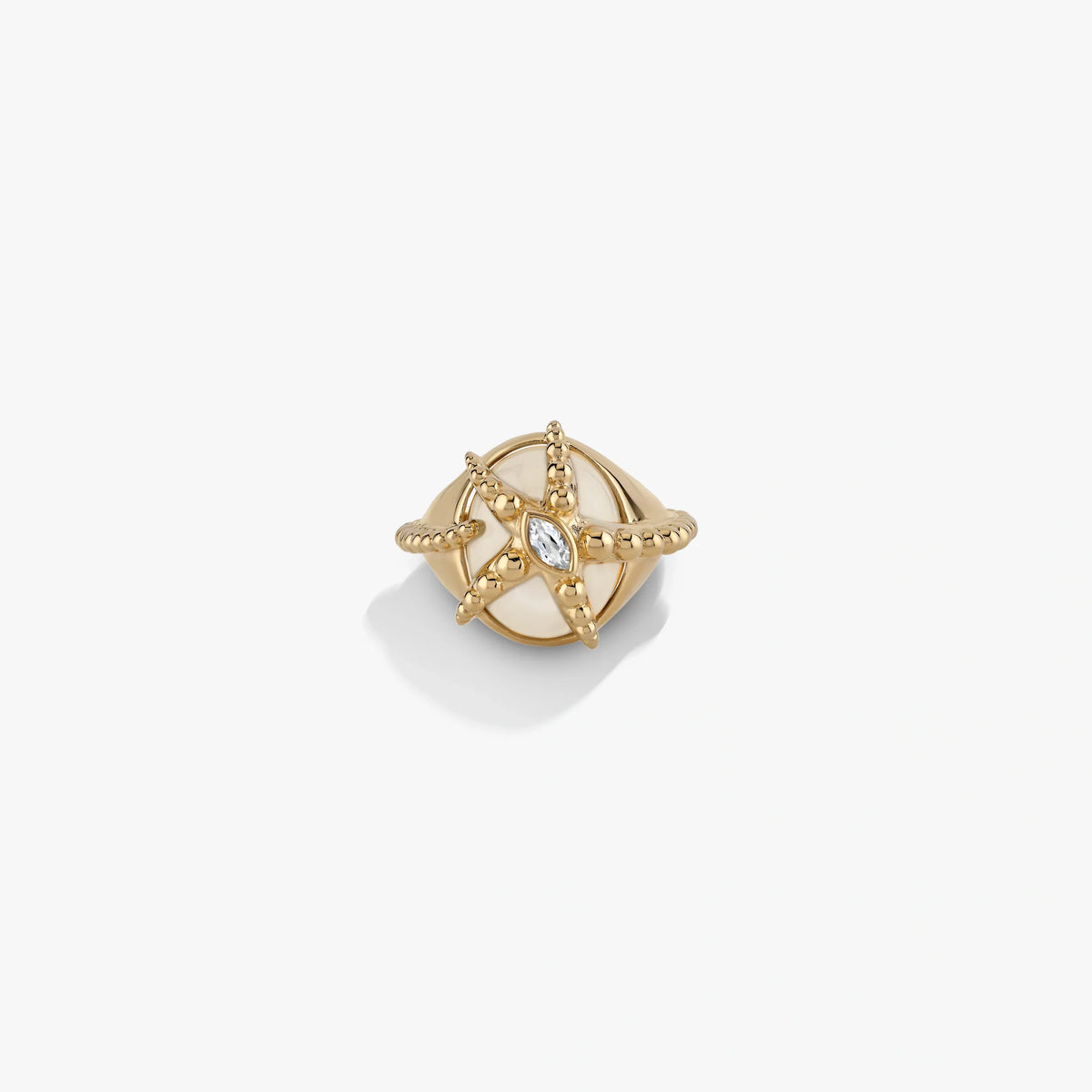 Starfish Moonstone Ring