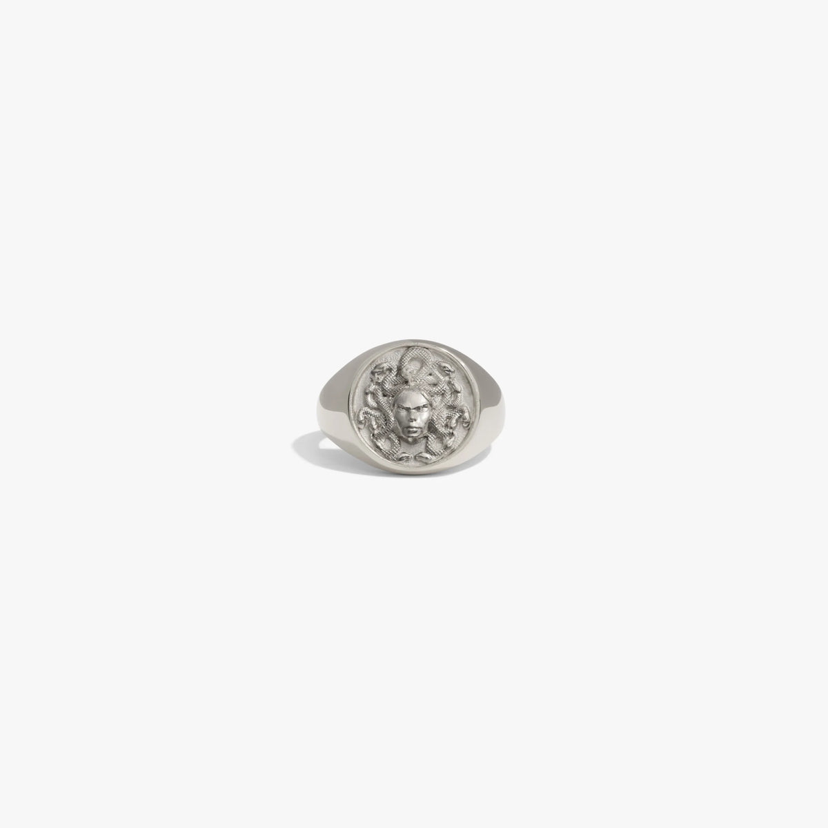 Medusa Signet Ring