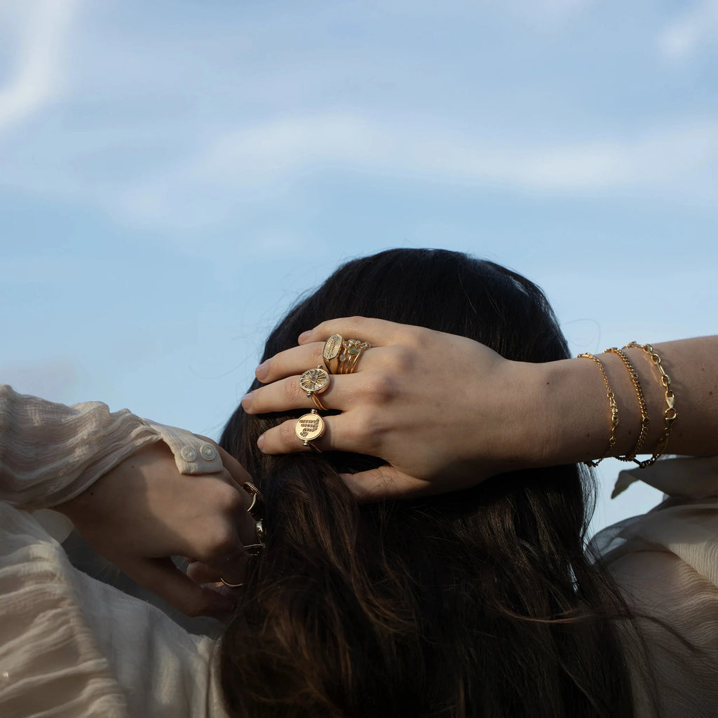 Virgo & Earth Flip Ring