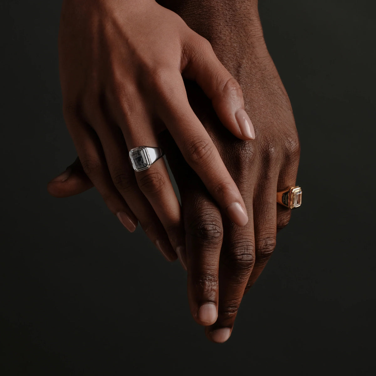 Crystal Photo Locket Ring
