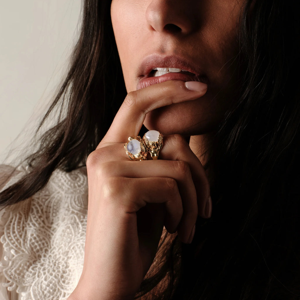 Fallen Angels Cabochon Ring