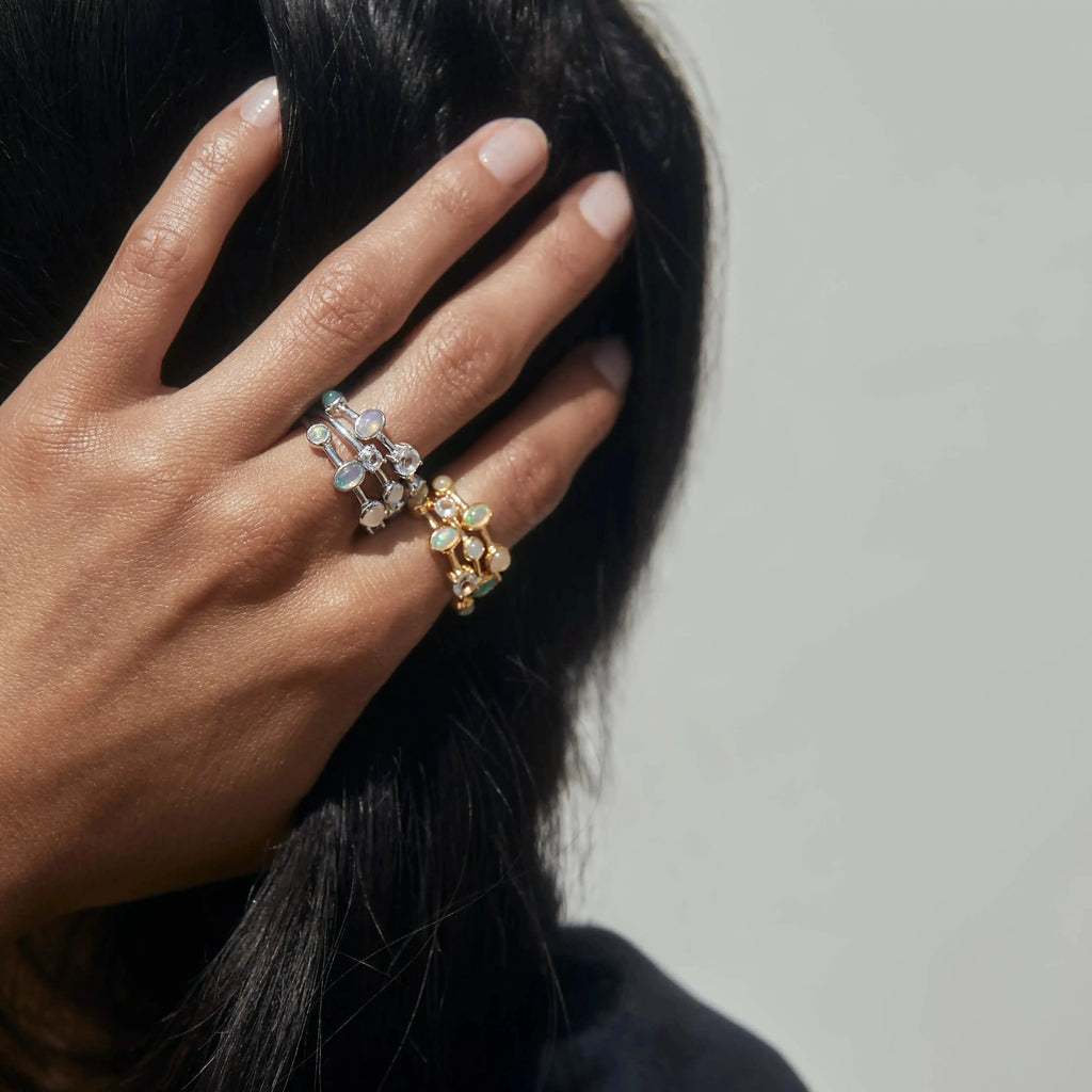 Full Moon Ring Set