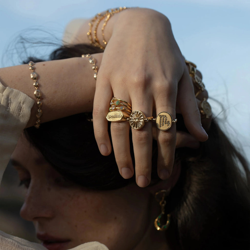 Scorpio & Water Flip Ring